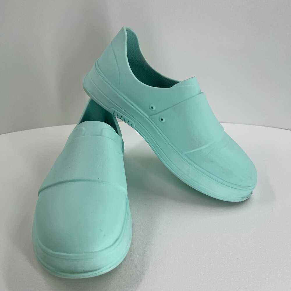 Gales Frontline Nurse Shoes Womens 8.5 Mens 6.5 Slip Resistant Waterproof Green